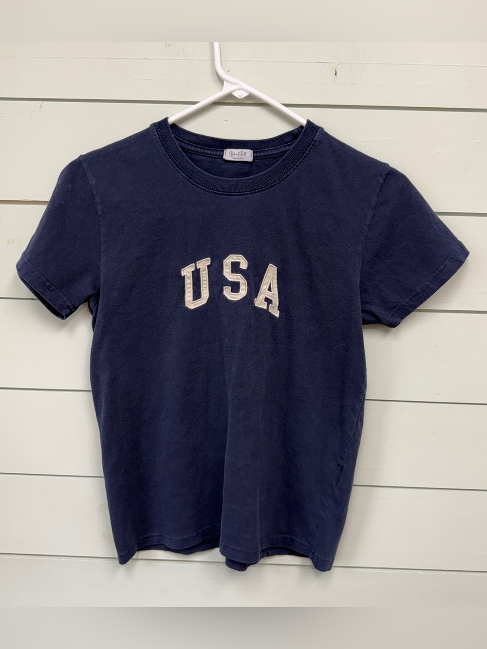 John Galt USA short sleeve shirt baby tee women’s size medium